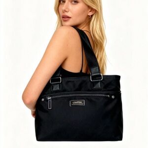 Like New Calvin Klein Black Nylon Tote Bag - Sleek, Functional & Branded